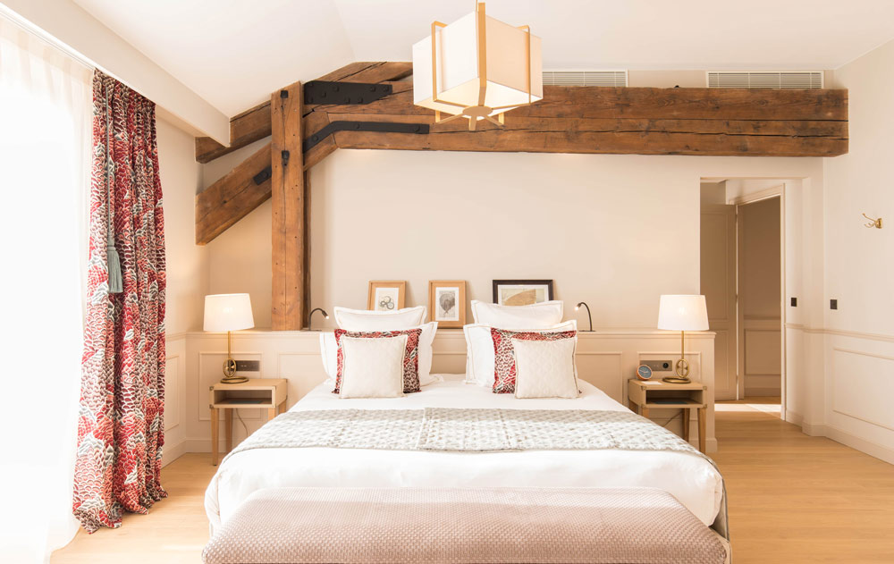 Zimmer des Hotels Chais Monnet