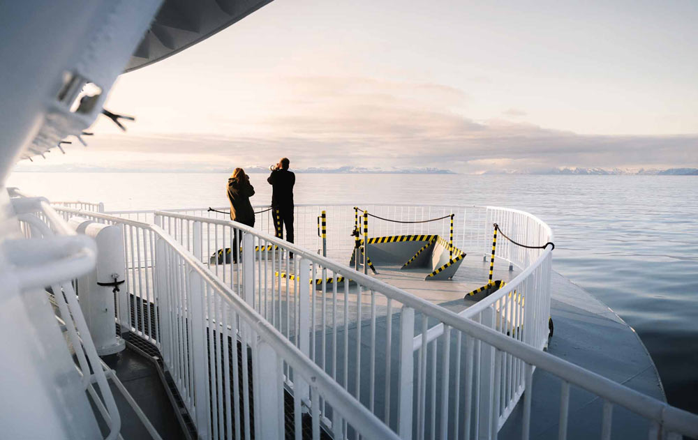 Deck auf der MV Quest