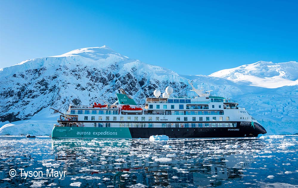 The Sylvia Earle Kreuzfahrtschiff in Schottland