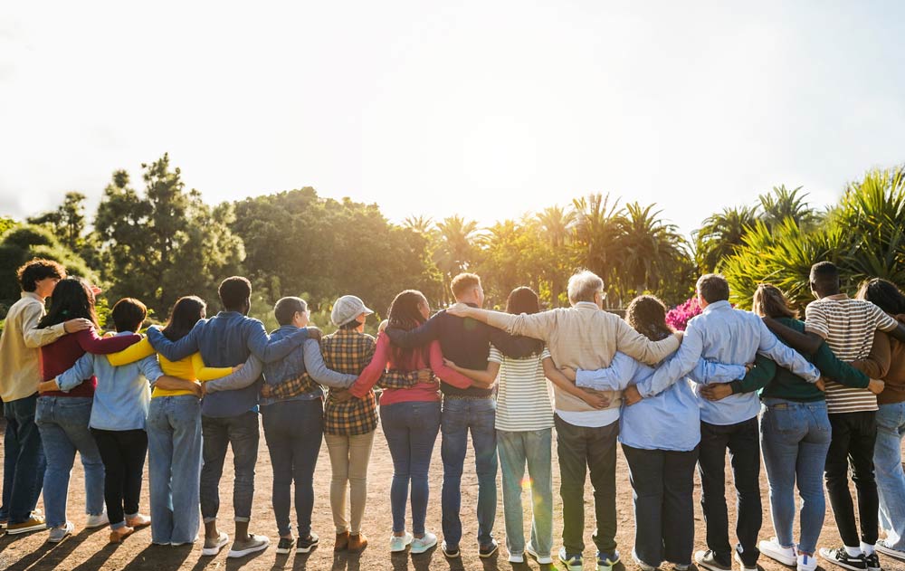 Gruppe von Personen