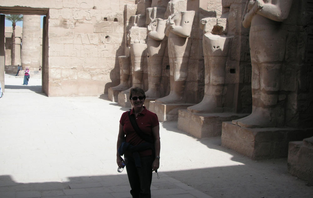 Beatrice Münster in Luxor