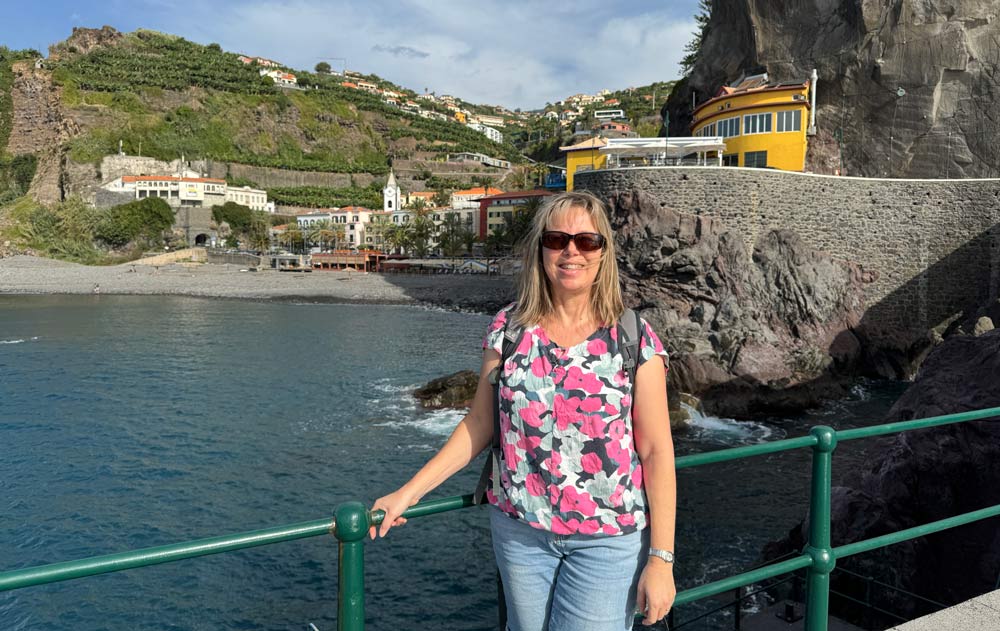 Catherine Rütter in Madeira