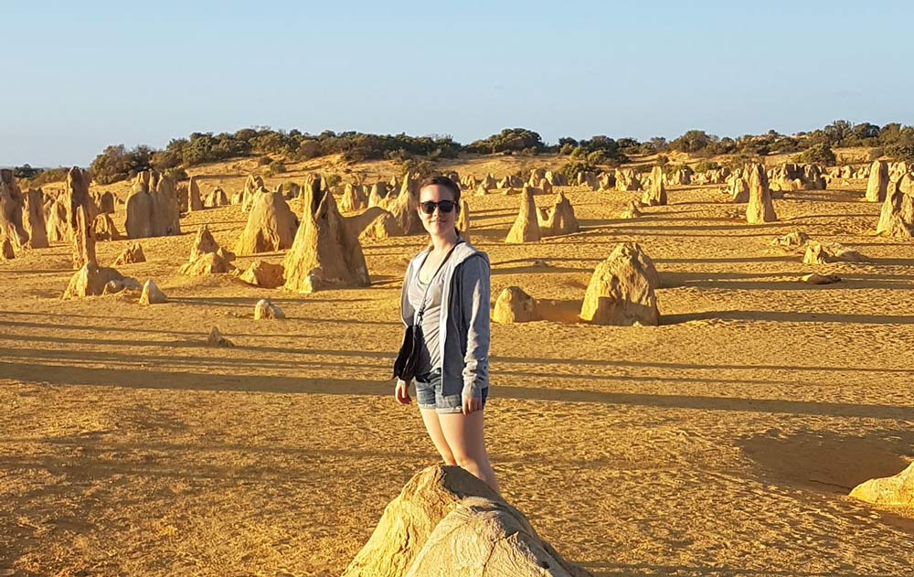 Céline Thanner in Australien