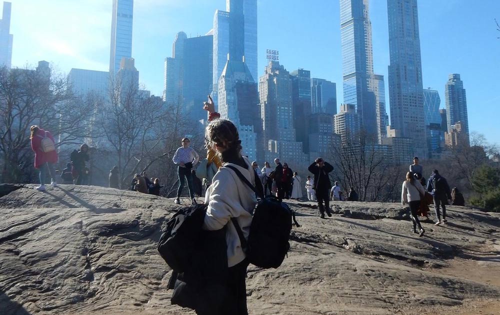 Stephanie Strub im Central Park in New York